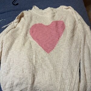 Heart sweater
